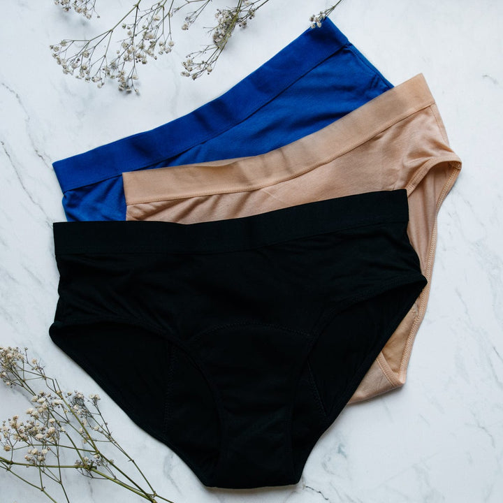 Black hight waist period underwear – The Bamboo House