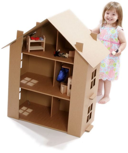 cardboard dolls house