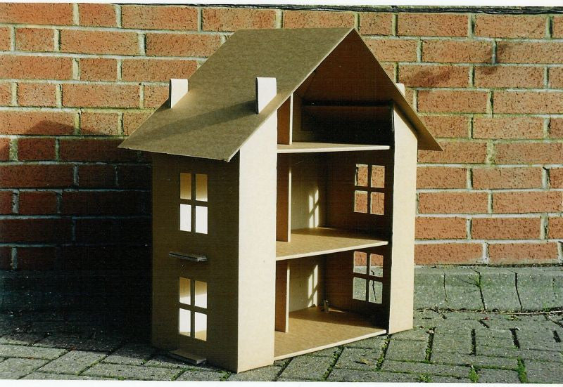 cardboard dolls house