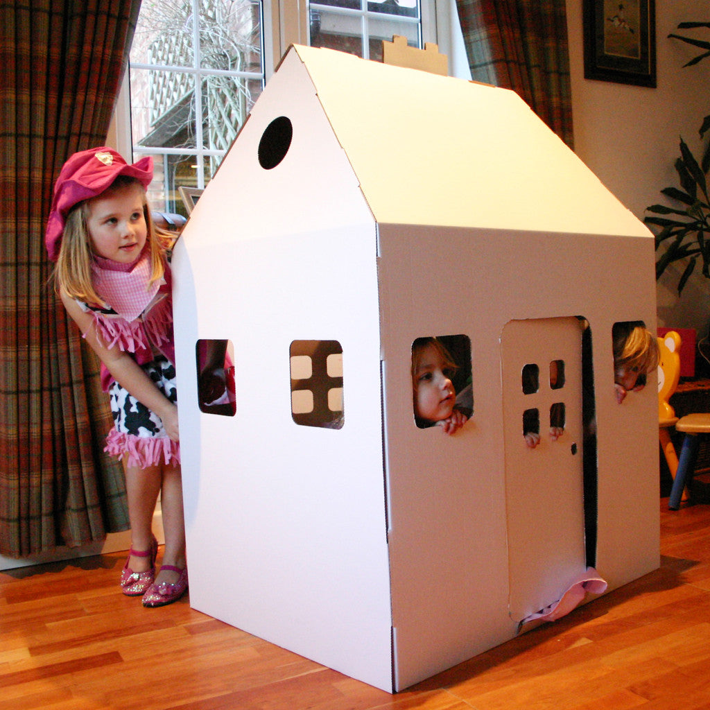 kid cardboard house