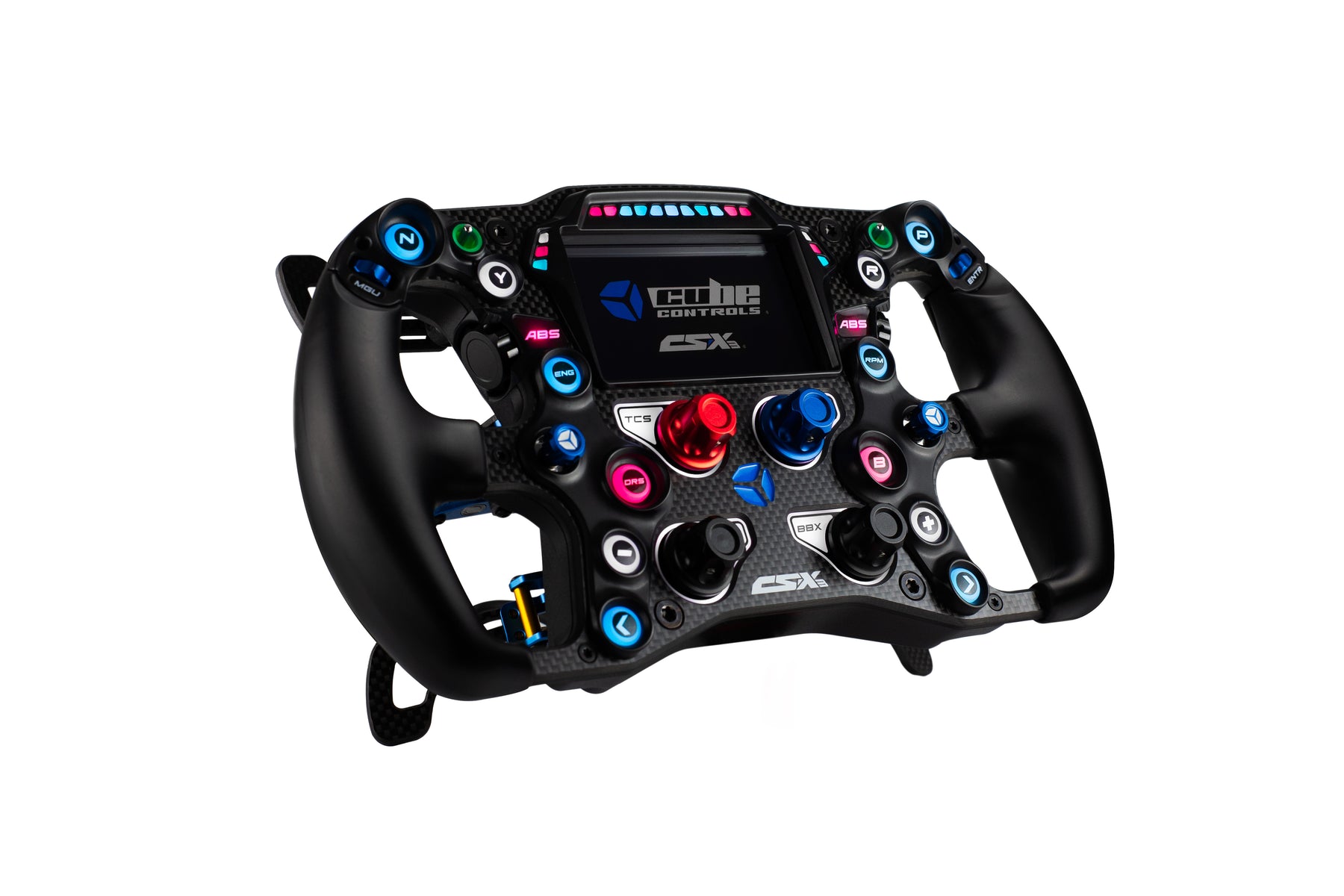 Cube Controls Formula CSX3 Sim Racing Steering Wheel - Black / 4 Paddles