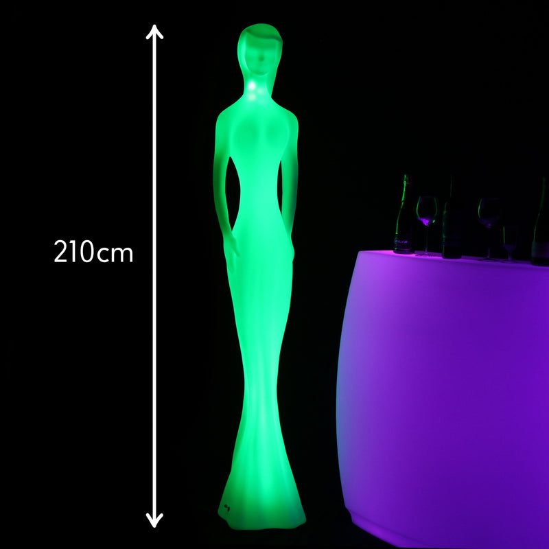 Große 2,1-Meter LED RGB Stehlampe Design mit Akku ...