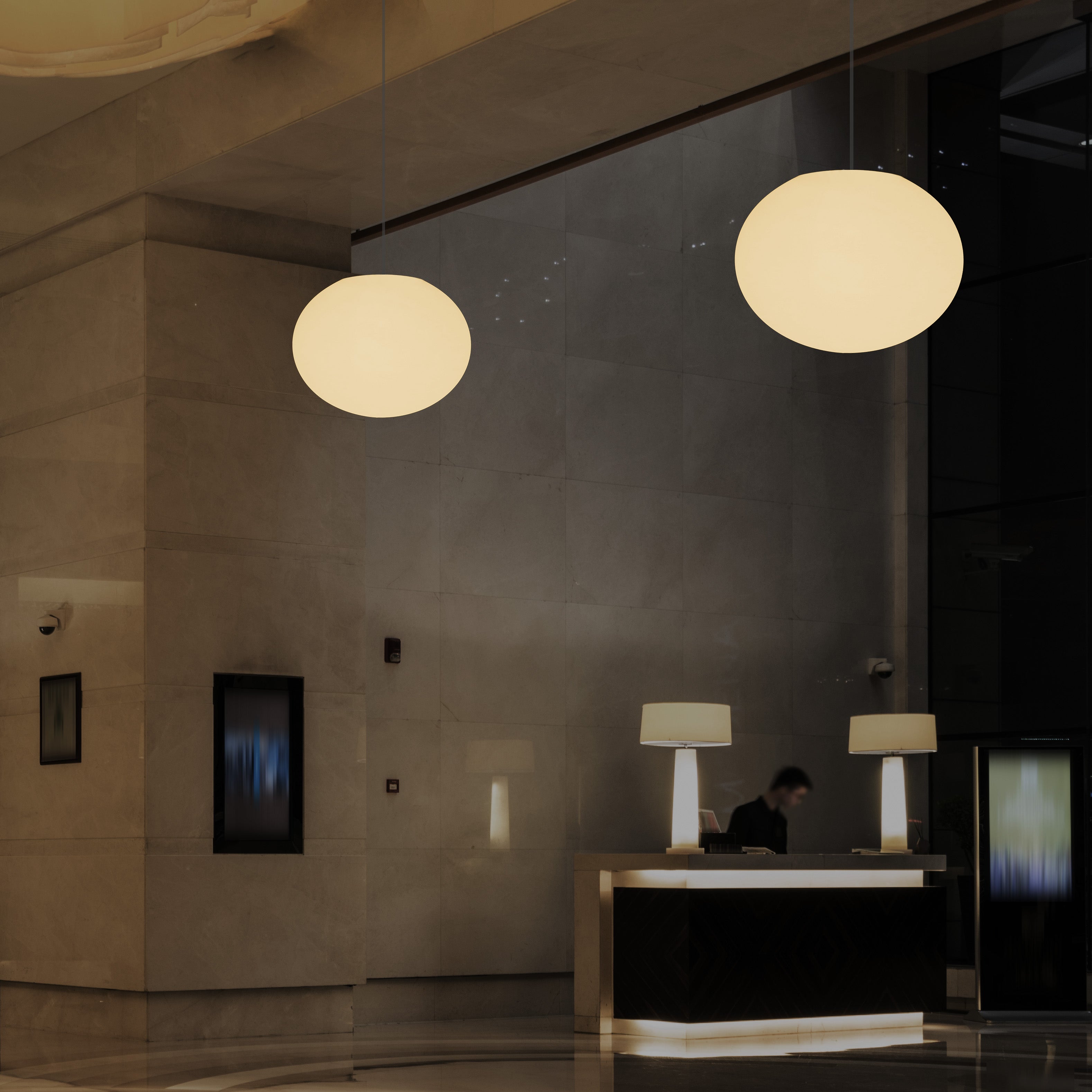 Dekorative E27 Hängelampe Deckenleuchte, 3D Ovale Ellipse LED Lampe, 2