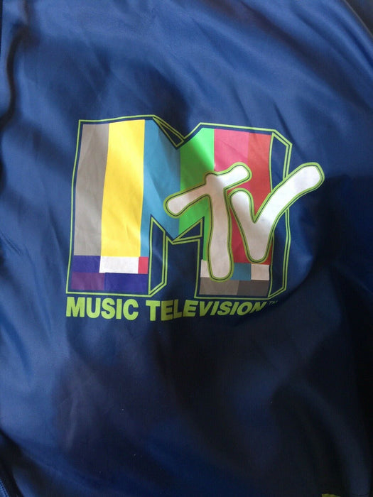 Vintage M-TV Lightweight Hoodie Windbreaker Jacket. Men’s Size: XL
