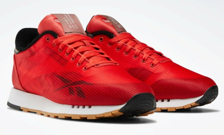 Reebok Classic Leather ATI Transparent Red Men’s Sneaker. Size: 13