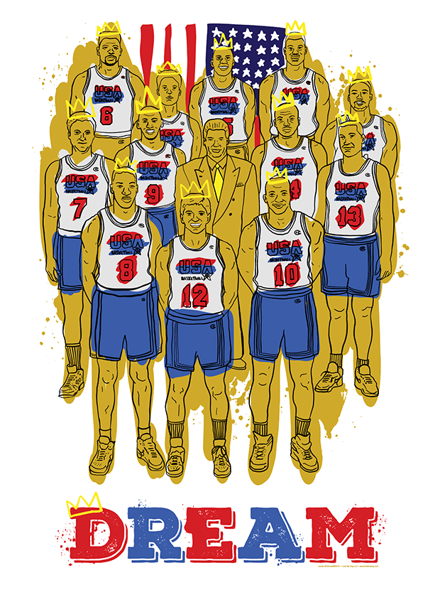 NBA 75 Anniversary Poster – LOST DOG Art & Frame