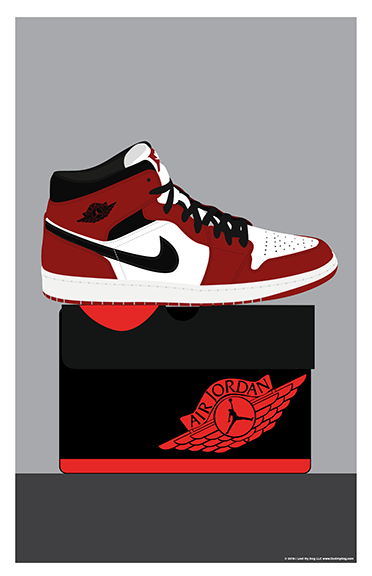 Air Jordan 1 Boxed – LOST DOG Art & Frame