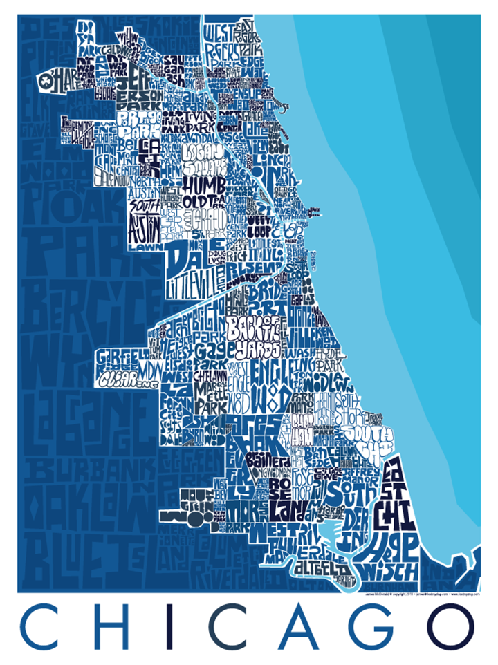 All 77 of Chicago's neighborhoods serve as inspiration for the