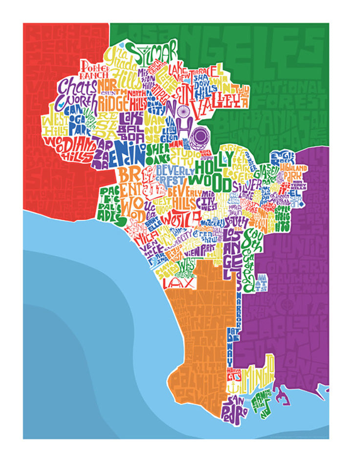 Los Angeles Map Of Neighborhoods Los Angeles Neighborhood Type Map – I Lost My Dog