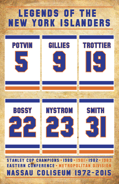 ny islanders retired jerseys