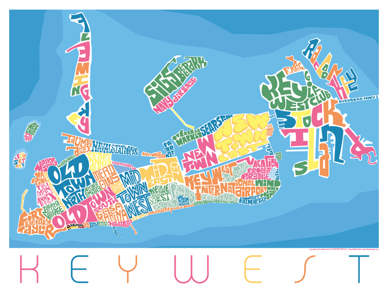 key west gay bars map