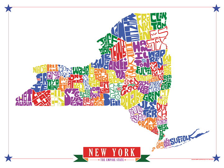 New York State Type Map – I Lost My Dog