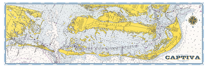 Nautical Chart Captiva Island