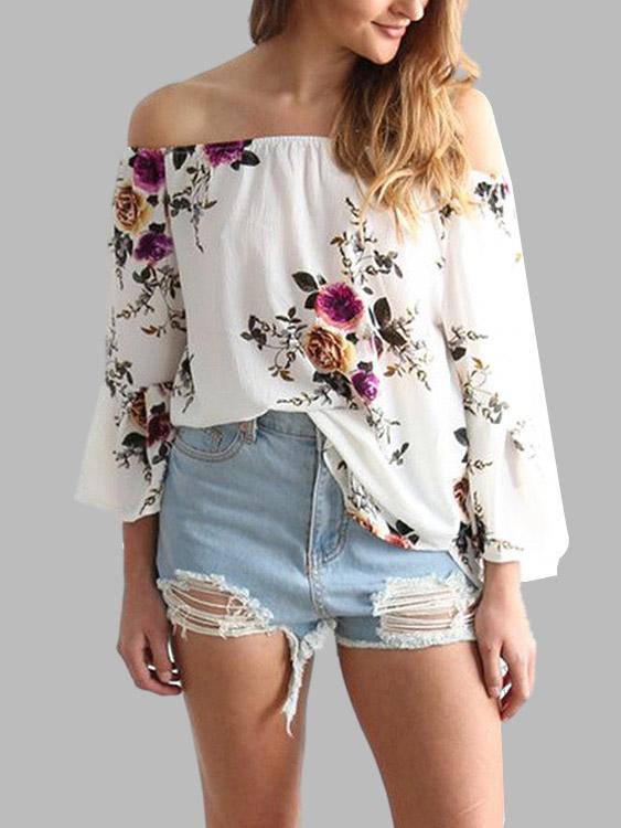 Floral Print T-Shirts