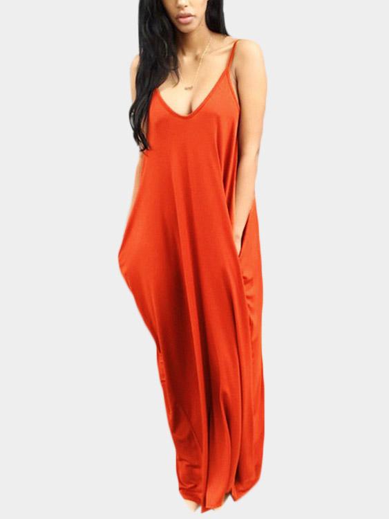 Orange Maxi Dresses