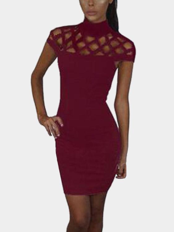 Burgundy Casual Dresses