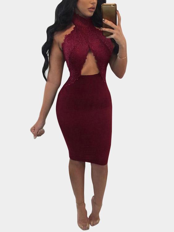 Burgundy Sexy Dresses