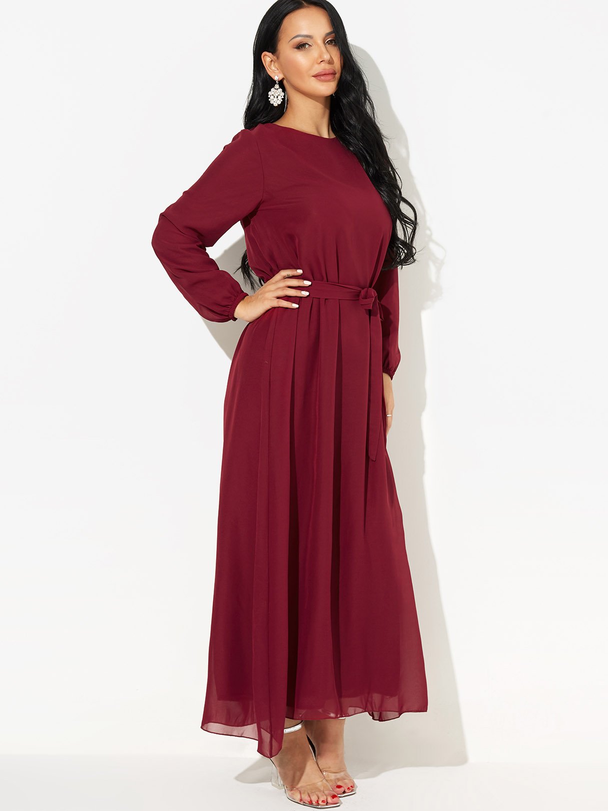 Burgundy Maxi Dresses