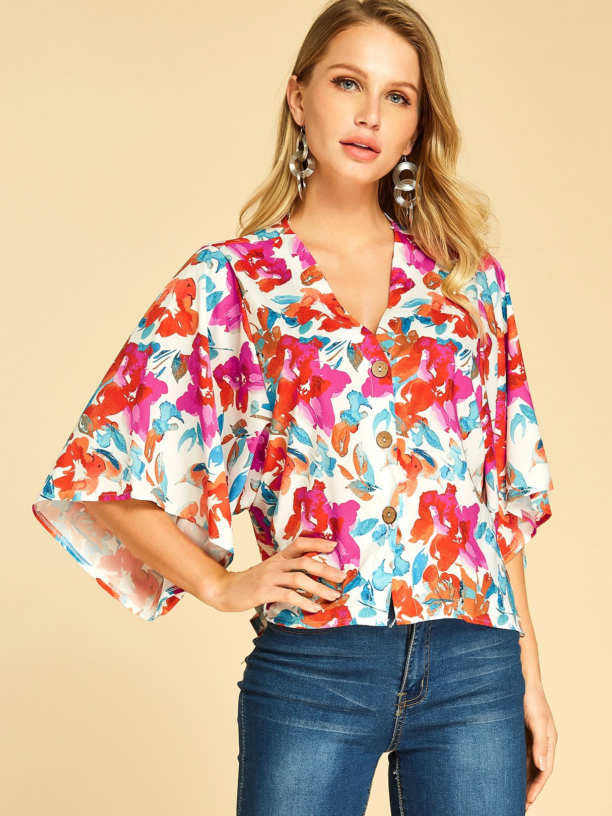 3/4 Sleeve Blouses