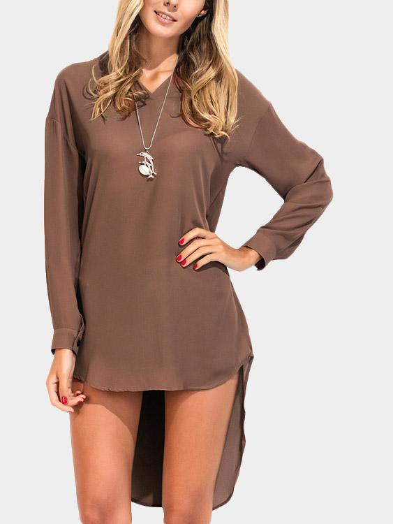 Brown Casual Dresses