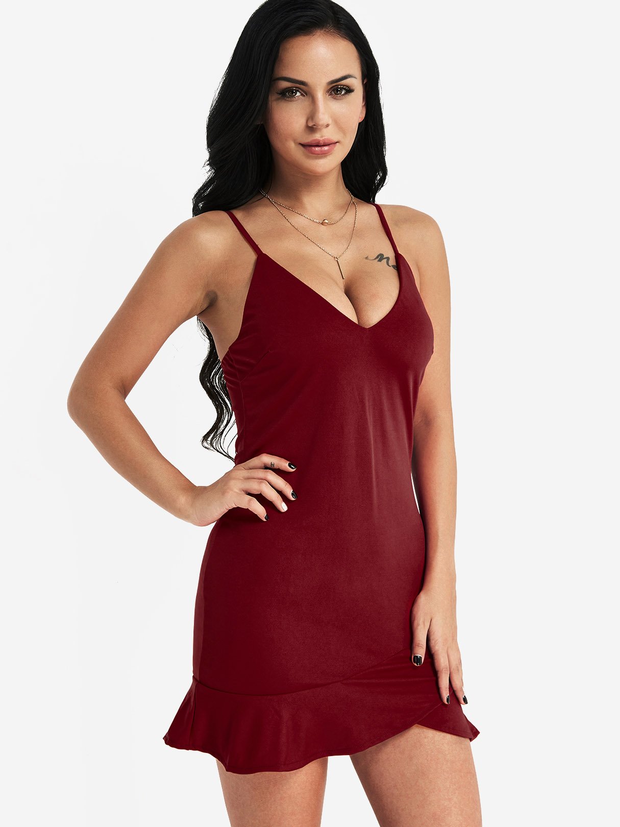 Burgundy Bodycon Dresses