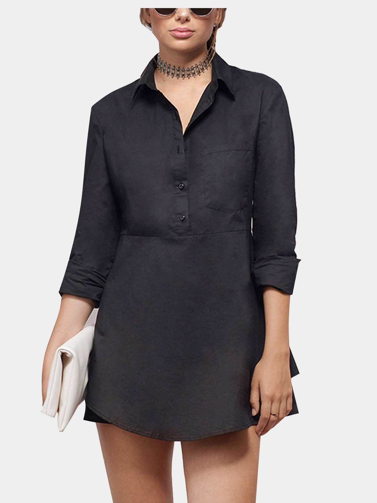 Black Shirt Dresses