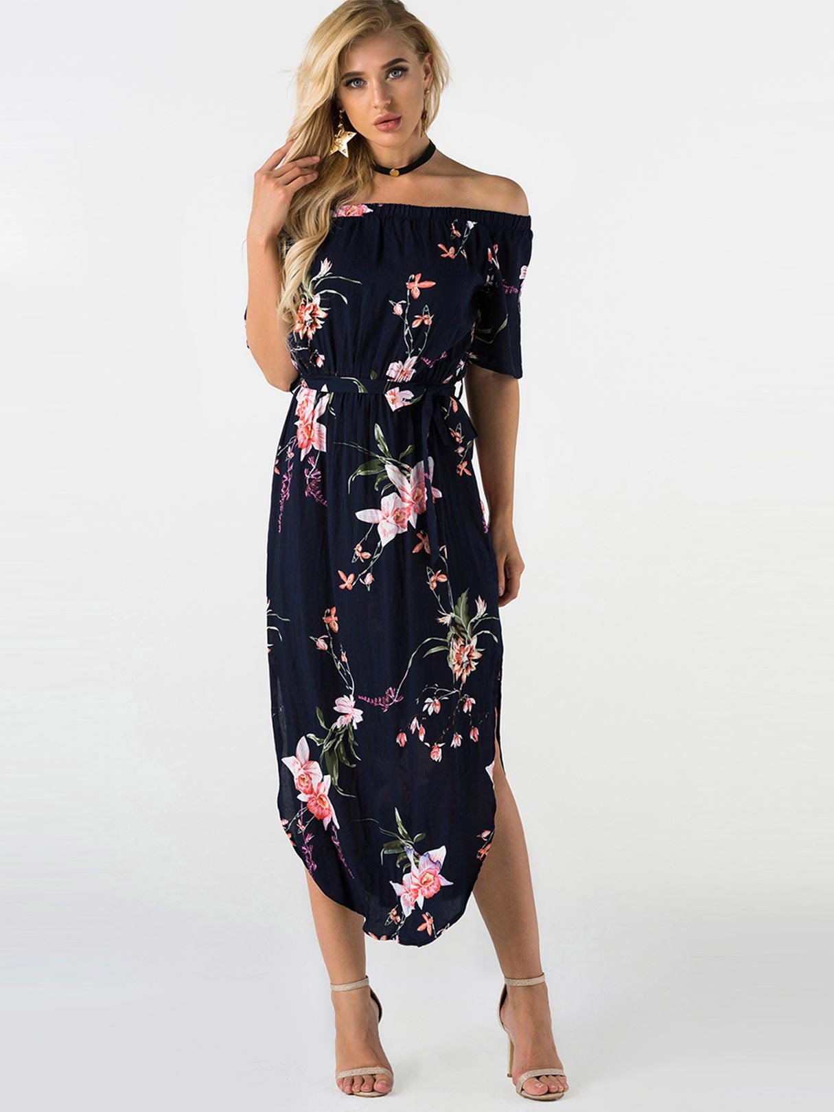 Floral Print Floral Dresses