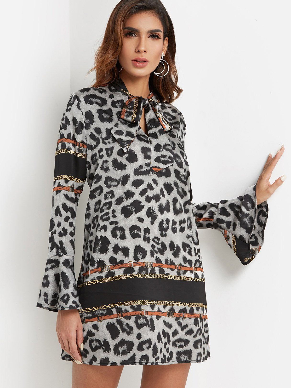 Leopard Casual Dresses