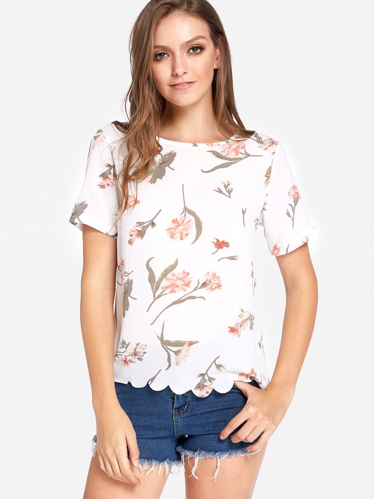 Floral Print T-Shirts