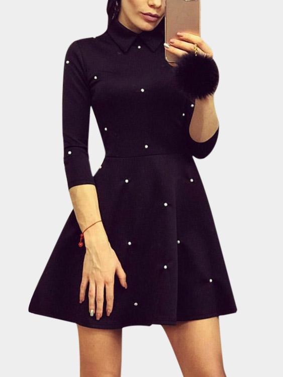 3/4 Sleeve Casual Dresses