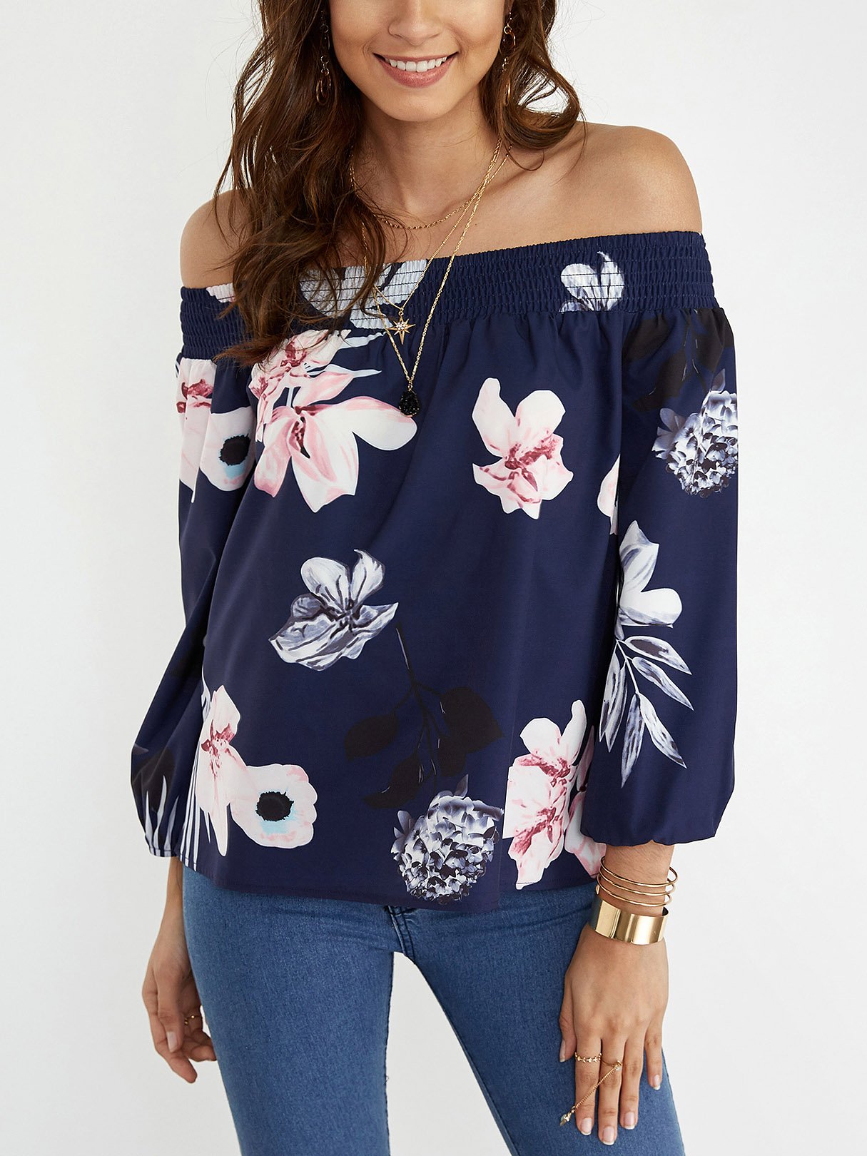 Floral Print Blouses