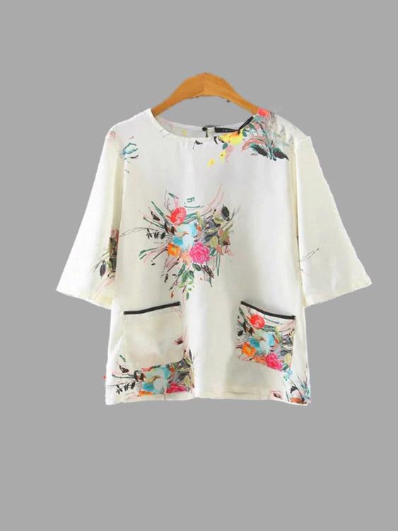 Floral Print T-Shirts