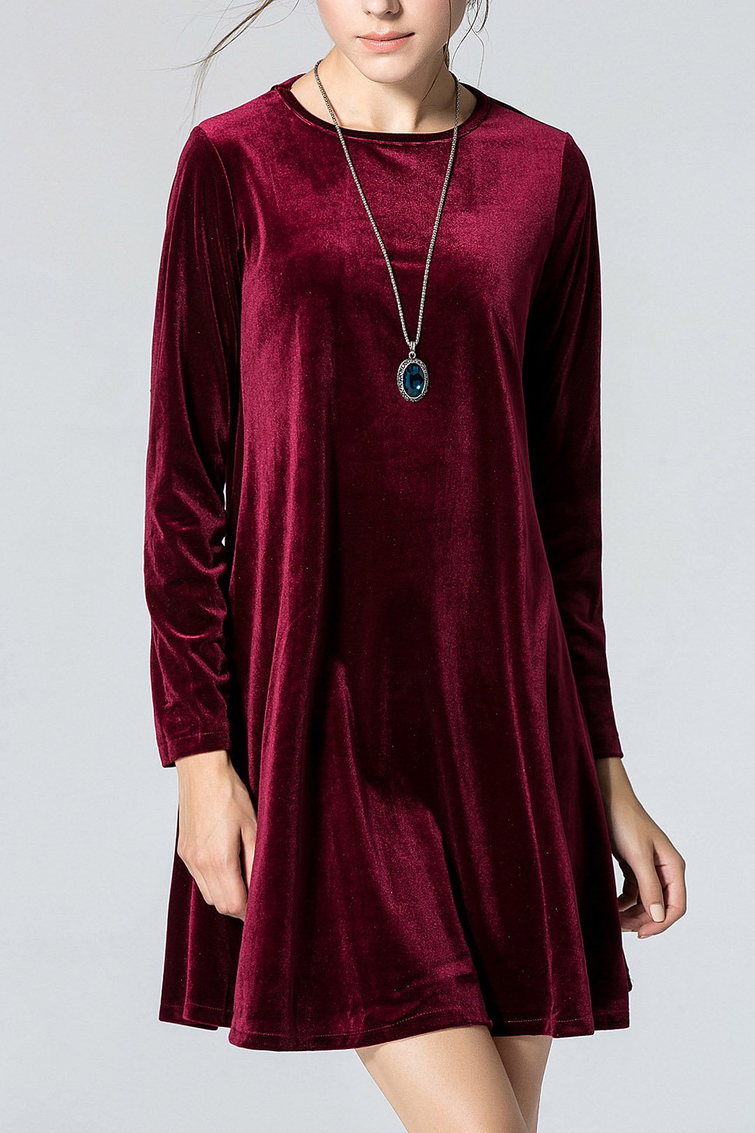 Burgundy Casual Dresses