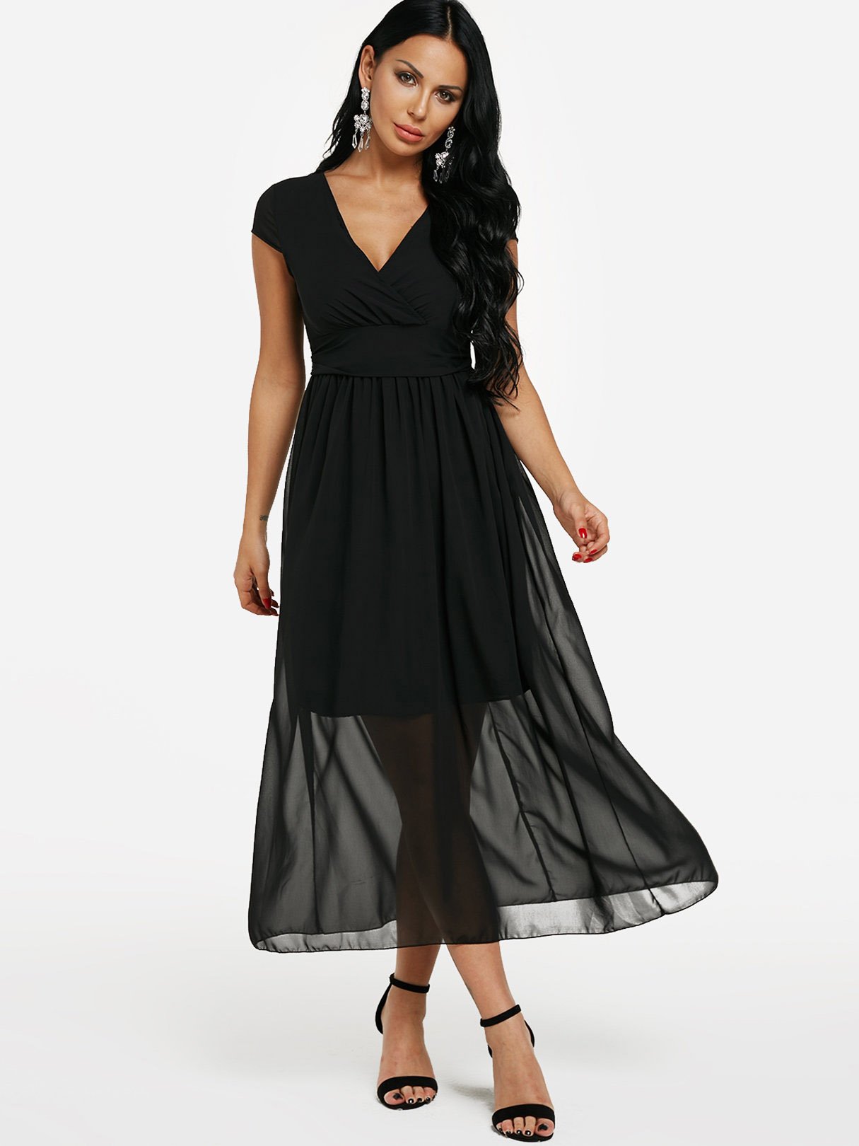 Black Chiffon Dresses