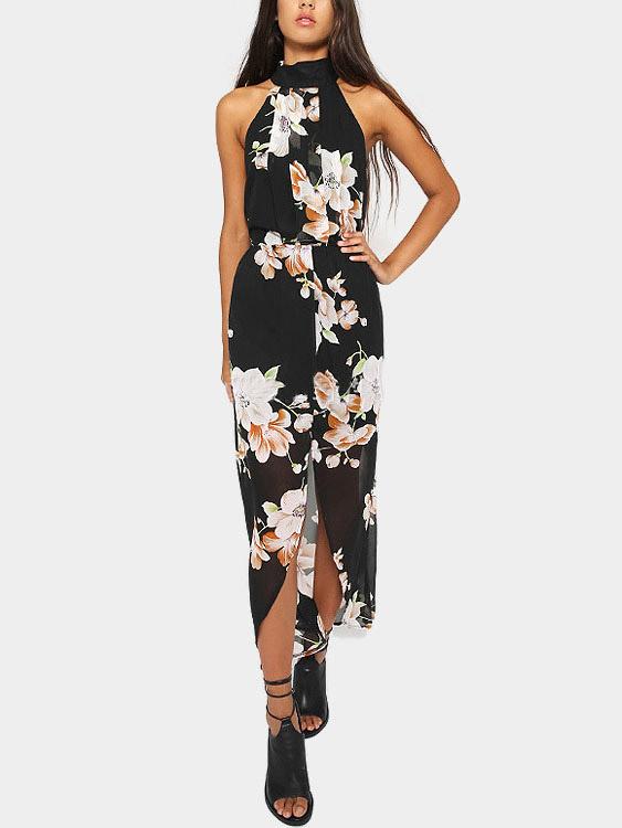 Floral Print Maxi Dresses