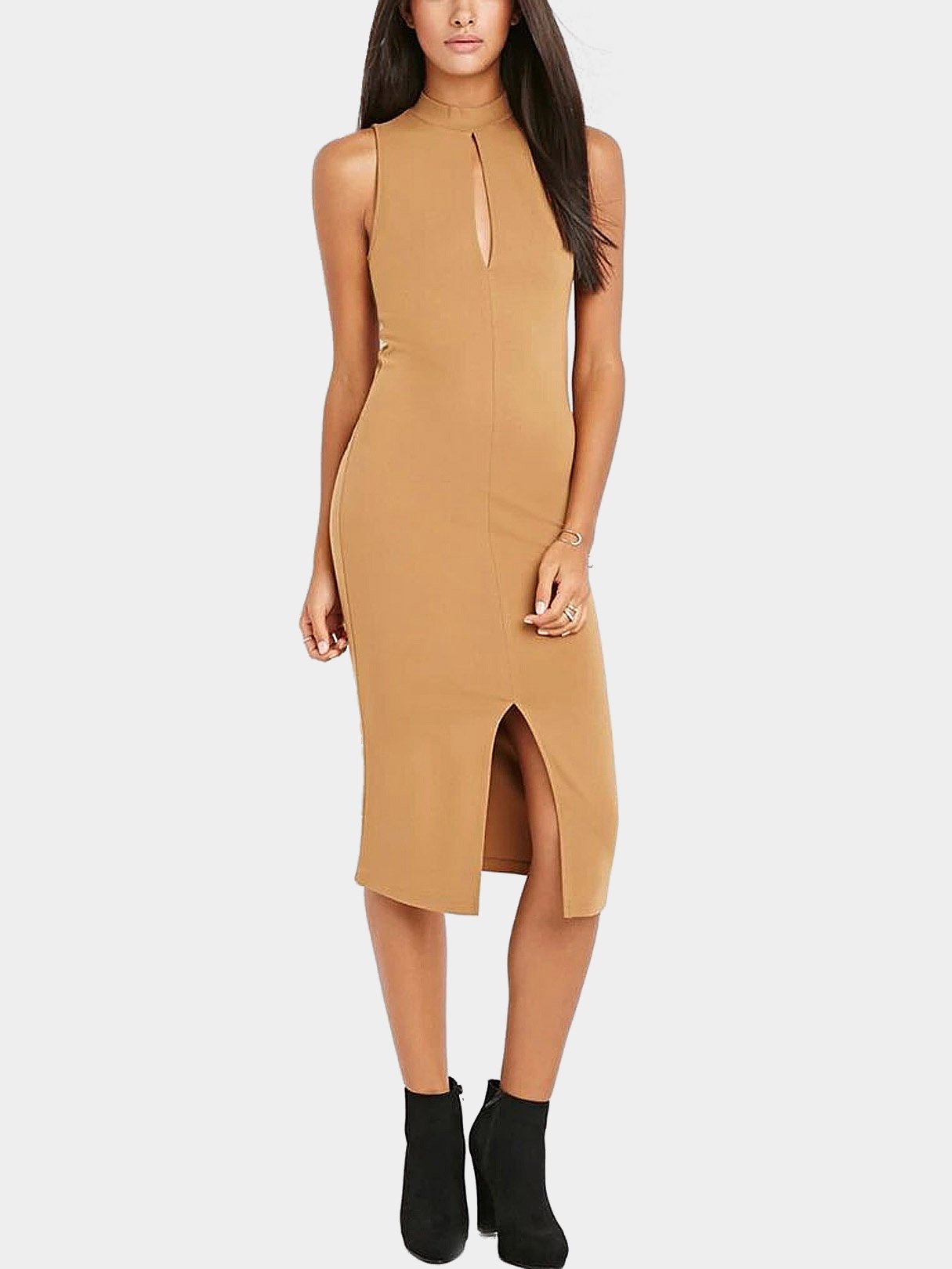 High Neck Bodycon Dresses