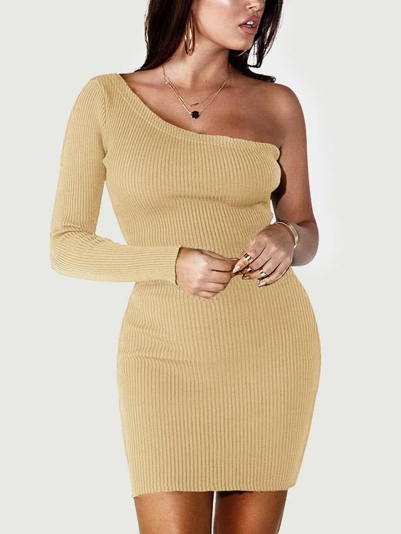 Beige Bodycon Dresses