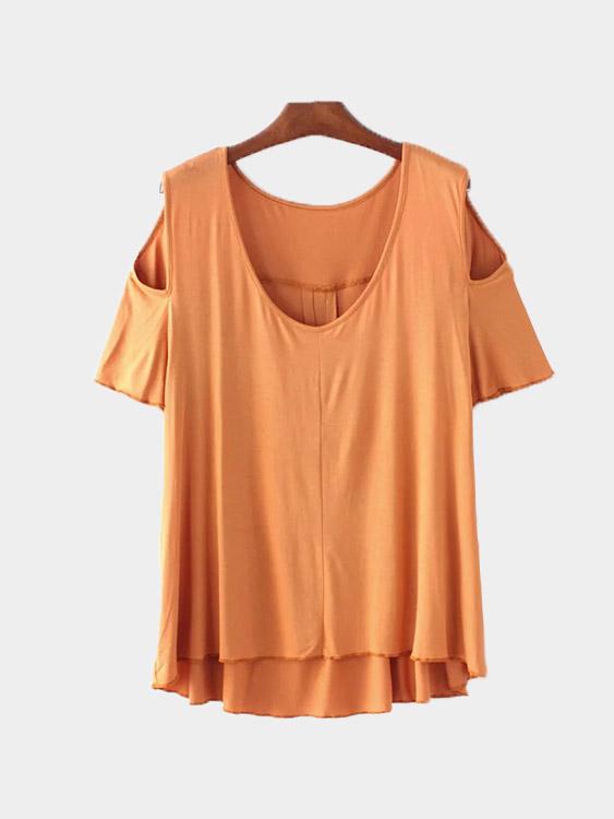 Cold Shoulder T-Shirts