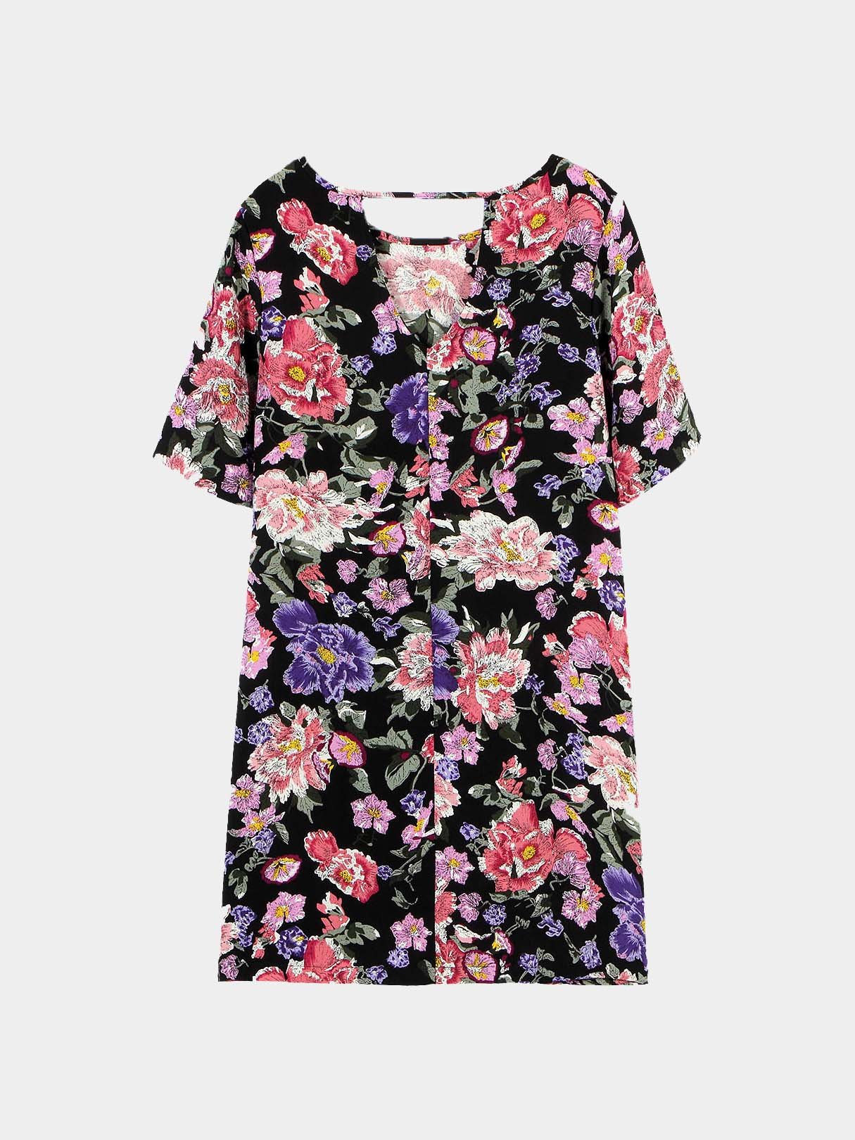 Floral Print Shirt Dresses