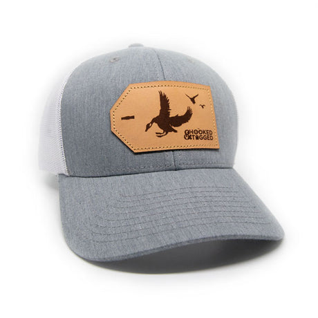 Wood Duck Dad Hat Leather Patch Wood Duck Hat for Men Duck 