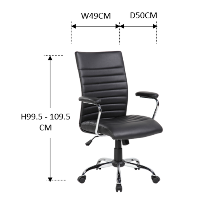 Edward Low Back Office Chair — Mandaue Foam