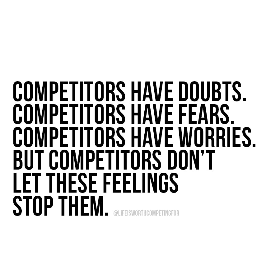 Competitors aren't stopped