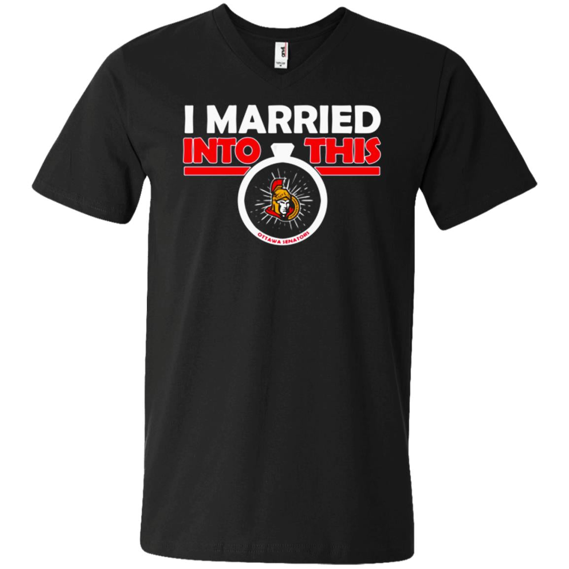 I Married Into Ottawa Senators Ice Hockey Nhl T-shirt