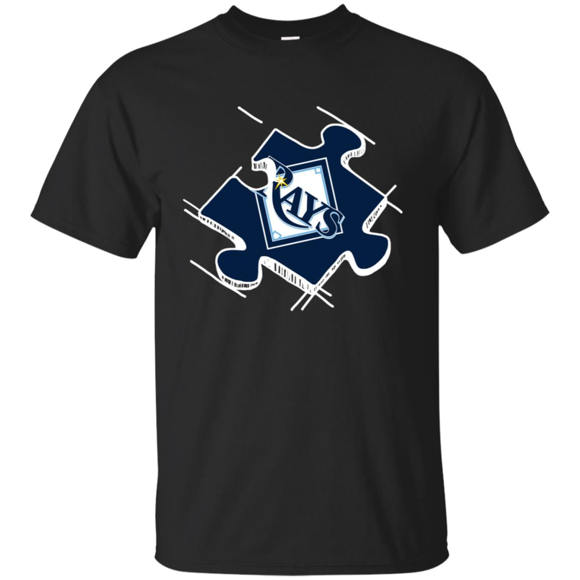 Tampa Bay Rays Autism Puzzle Piece Classic T-shirt