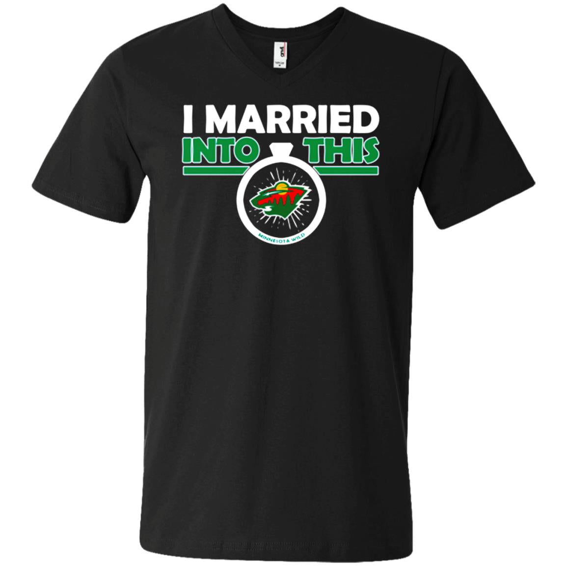 I Married Into Minnesota Wild Ice Hockey Nhl T-shirt