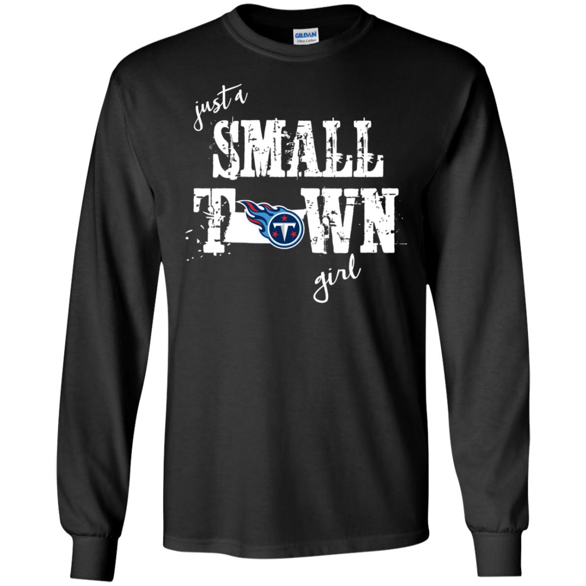 Tennessee Titans Just A Town Girl Tee T Shirt