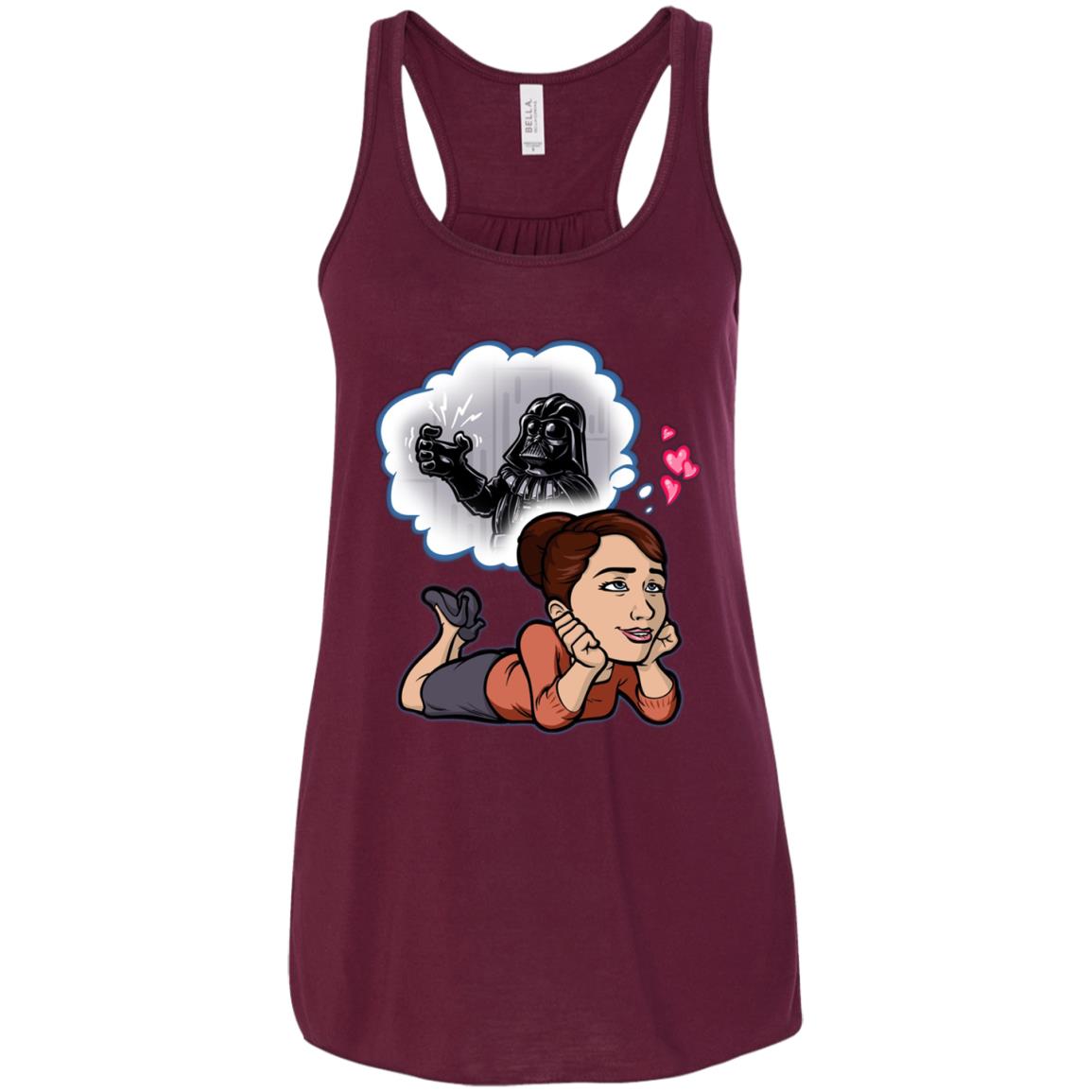 She Loves Darth Vader Starwar Racerback Tank Shirts