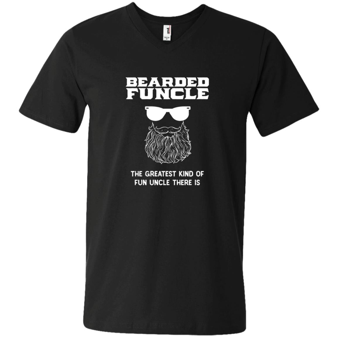 S S Bearded Funcle Funny Uncle Definition Happy Beards World Day T-shirt