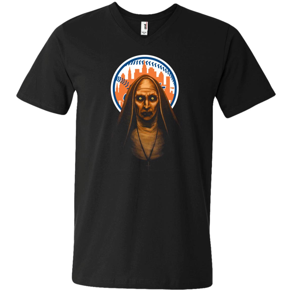 Mlb Halloween The Nun Valak New York Mets Fans T-shirt