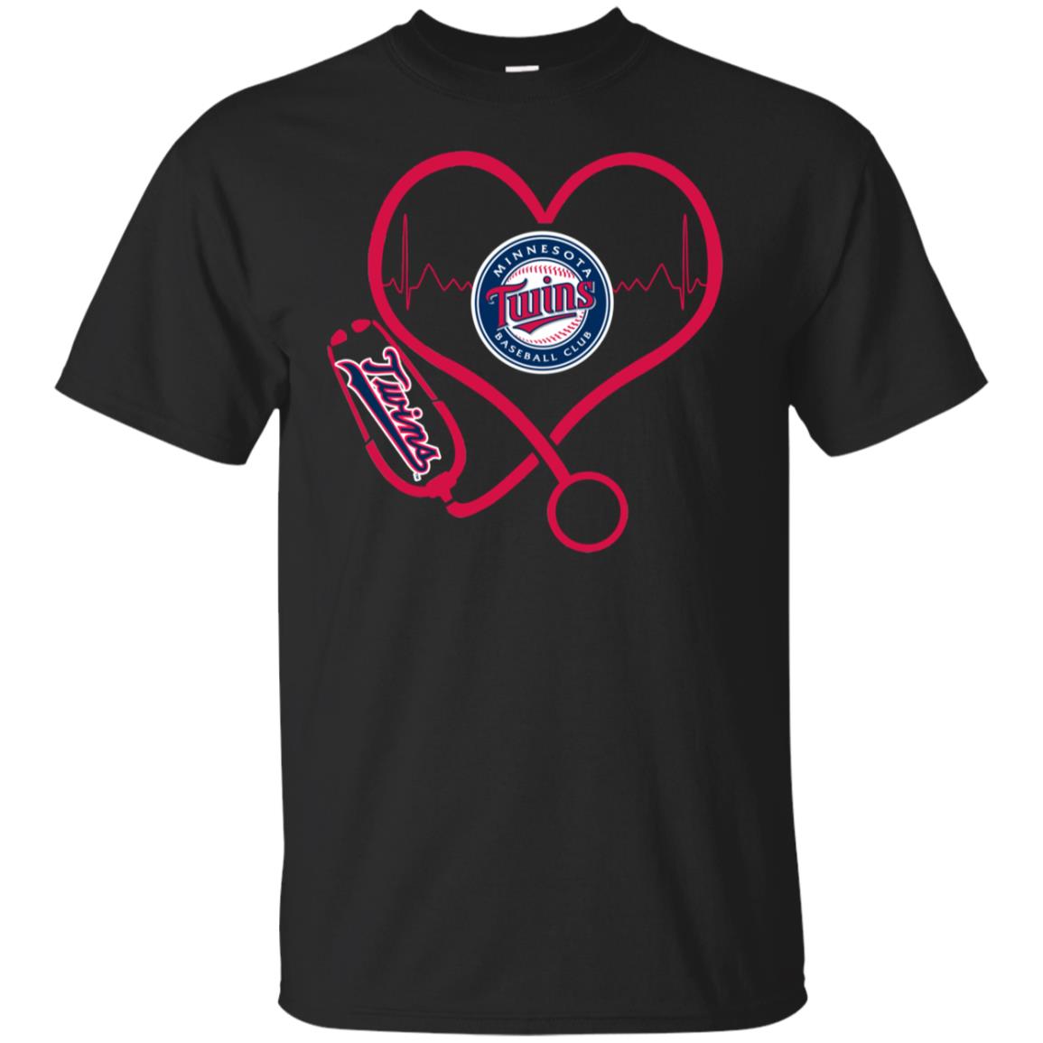 Nurse Heartbeat Minnesota Twins T-shirt